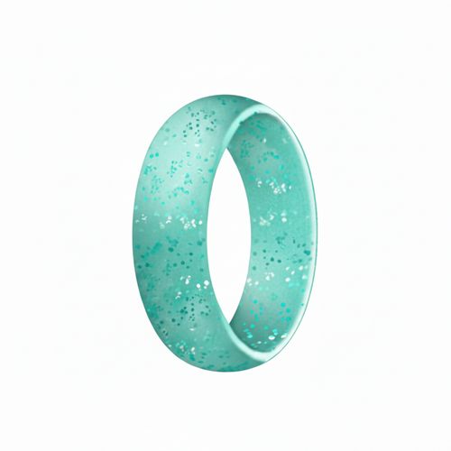 Silikonring Glitter Mint Sky von QIRO