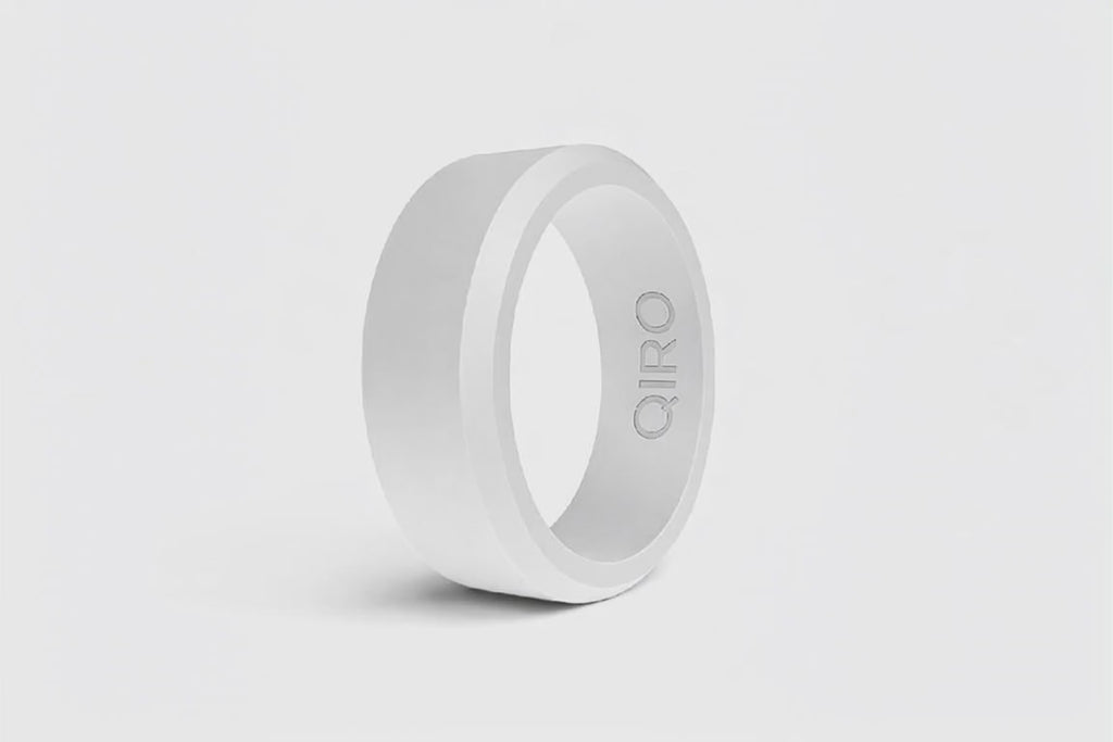 Silikonring Weiss minimalistisch