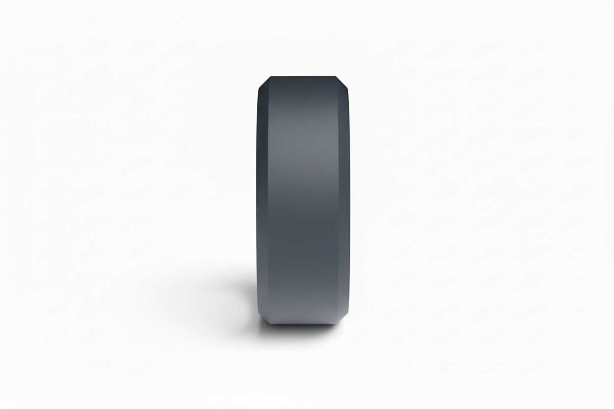 Silikonring Dunkelgrau minimalistisch